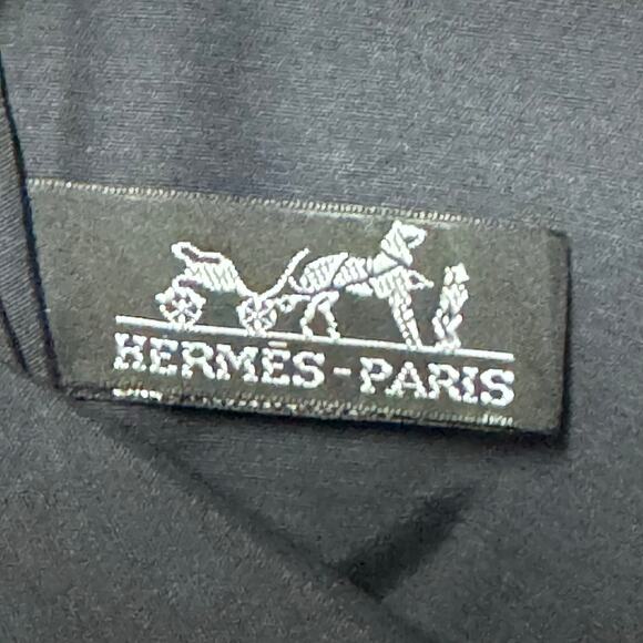 Authentic HERMÈS Fourre Tout Zip Wallet Organizer Charcoal Canvas Extra Large - Picture 4 of 16